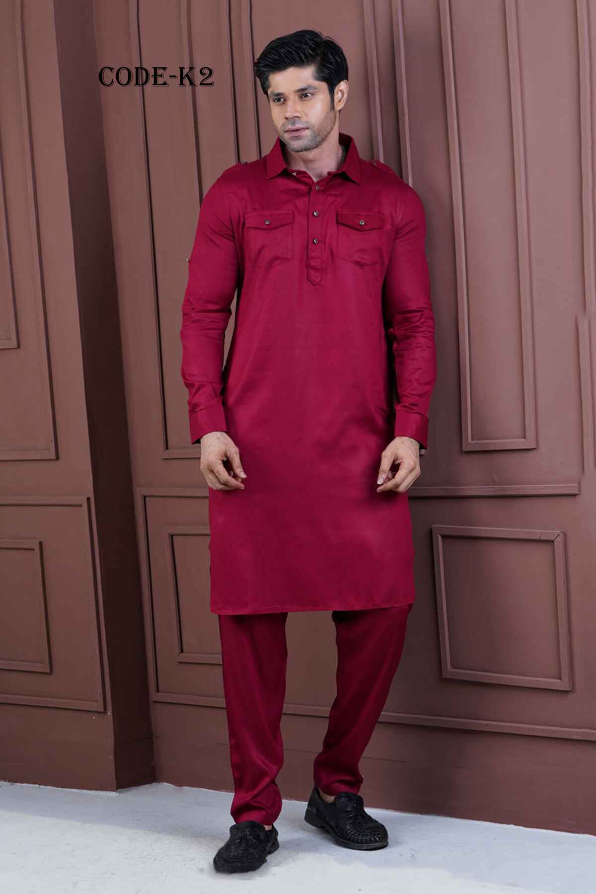 Regular Fit Formal Kabli Set K-2